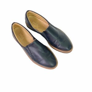 Naturalizer Black Perforated Loafers